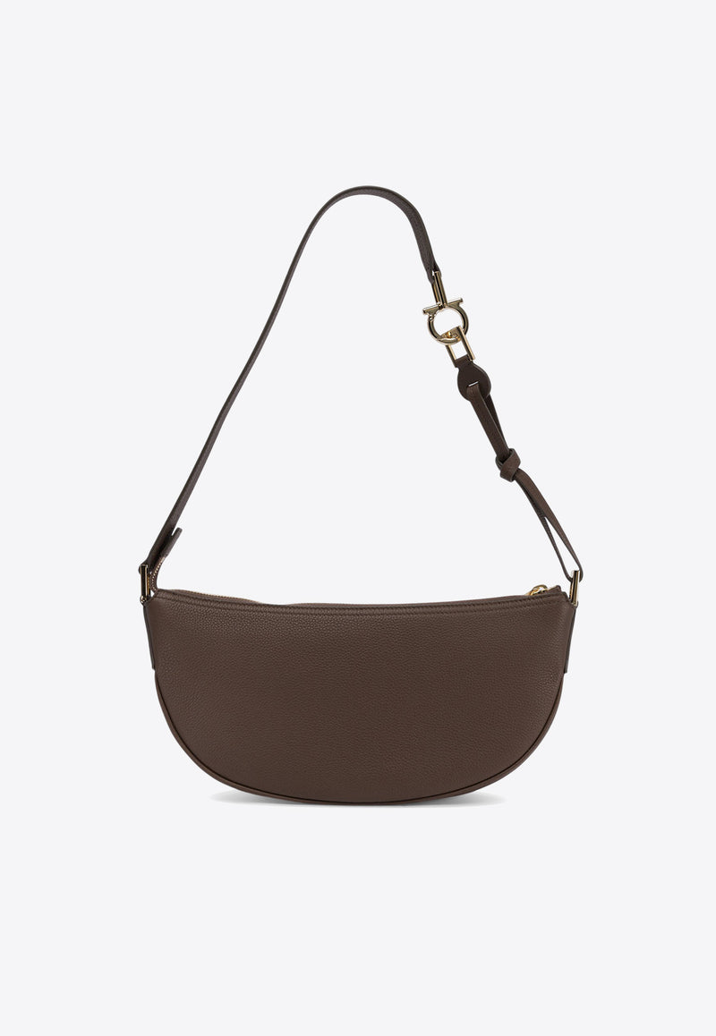 Ferragamo Small Smile Hobo Bag in Leather 0781656_76674