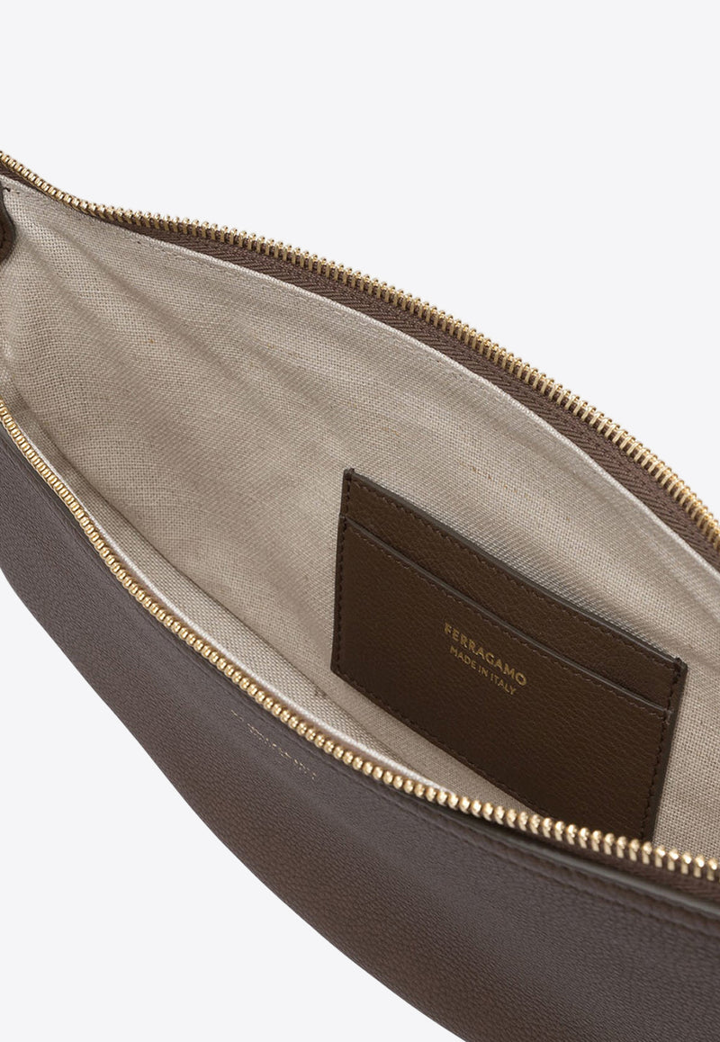 Ferragamo Small Smile Hobo Bag in Leather 0781656_76674