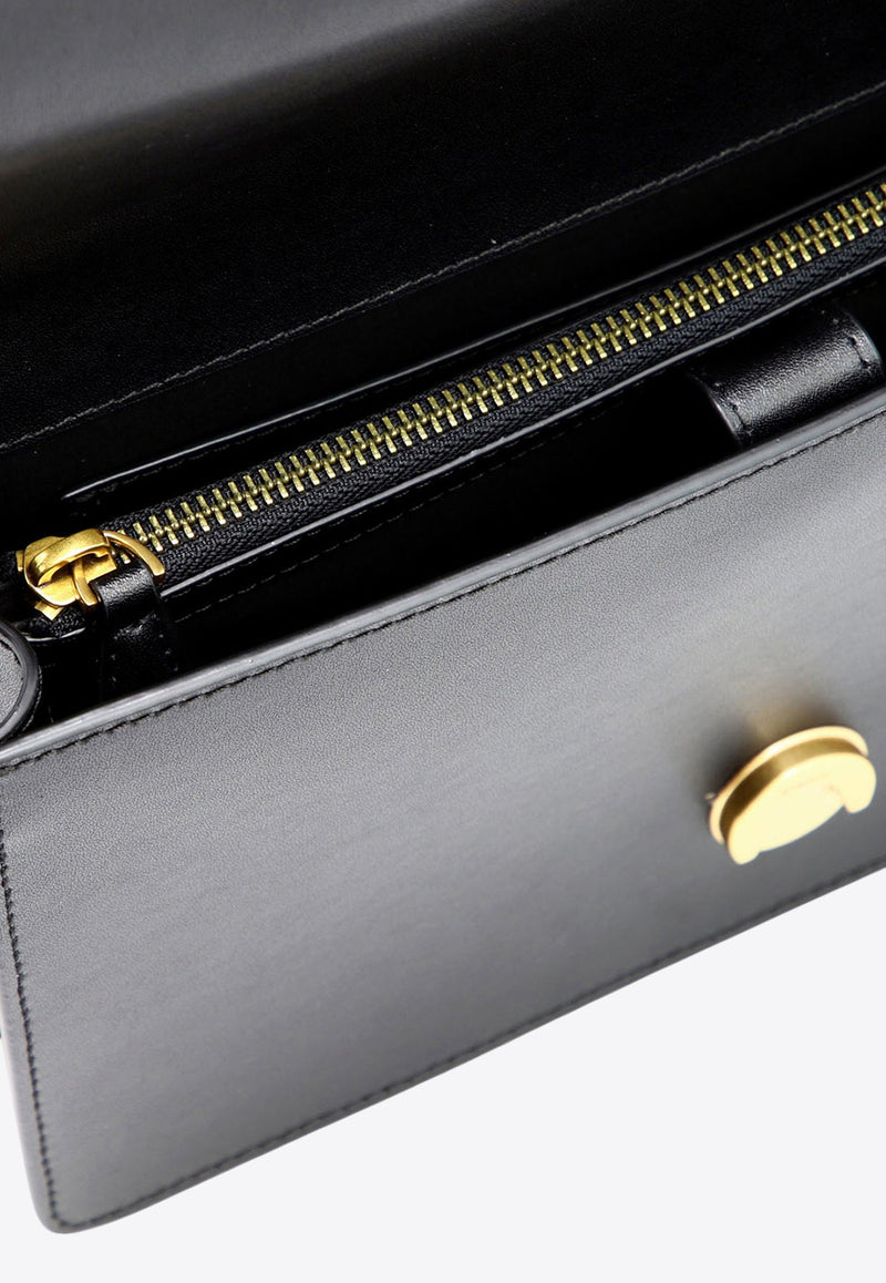 PINKO Classic Love Leather Crossbody Bag Black 100053A0F1Z99Q_76643