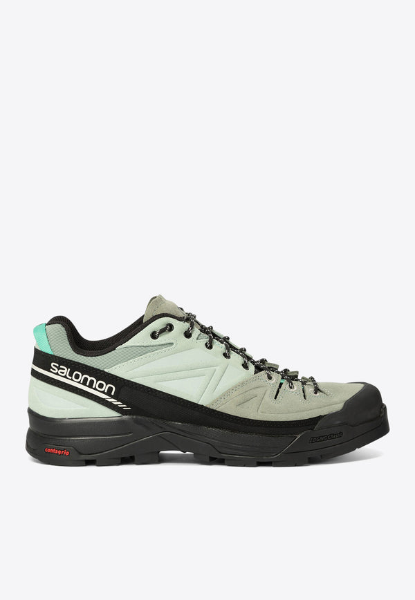 Salomon X-ALP Low-Top Sneakers Green L47596100BLACK/GREEN MILIEU/BAY_76732