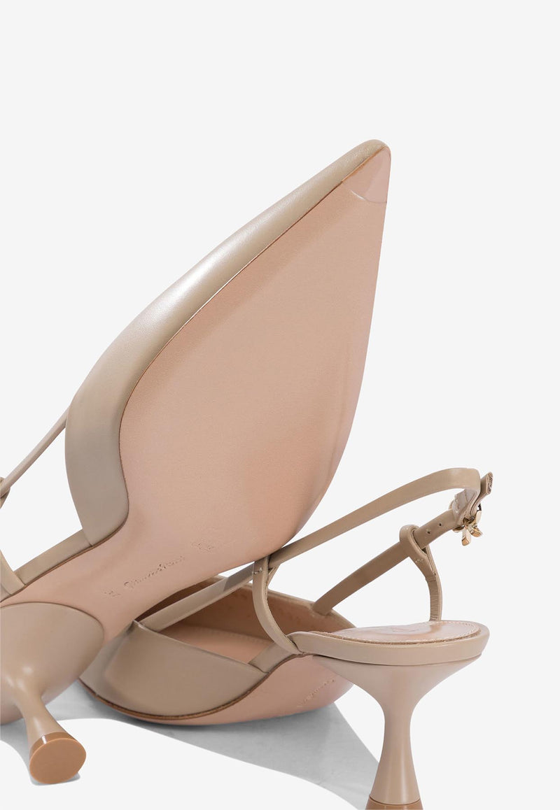 Gianvito Rossi Ascent 55 Slingback Pumps Beige G9533255LACSAND_76756