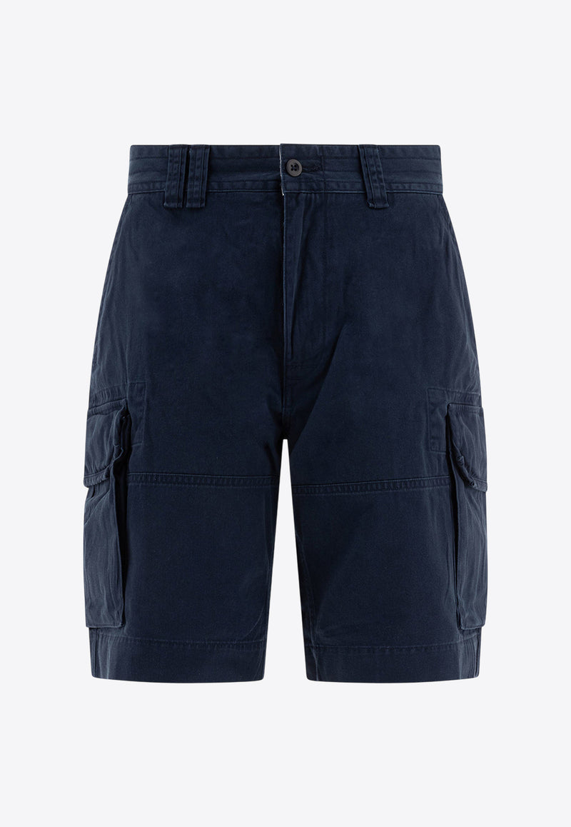 Polo Ralph Lauren Logo Patch Cargo Shorts Blue 710548502005AVIATOR NAVY_76846