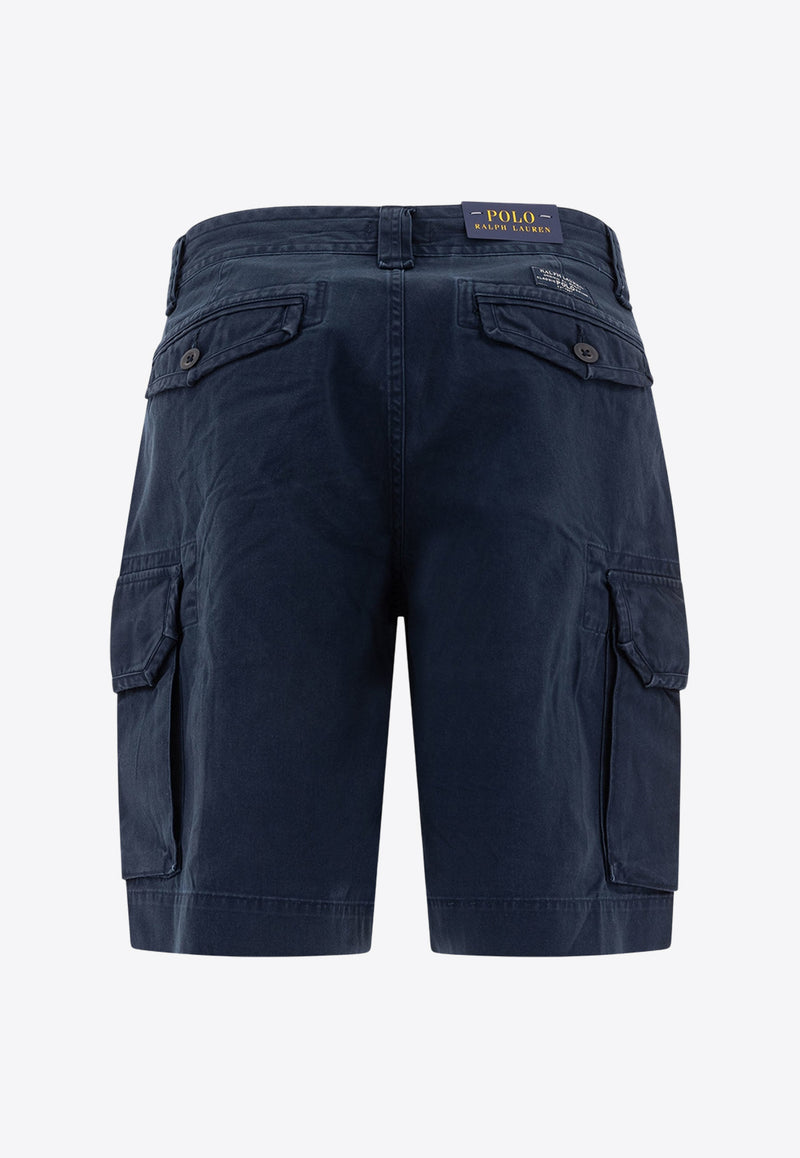 Polo Ralph Lauren Logo Patch Cargo Shorts Blue 710548502005AVIATOR NAVY_76846