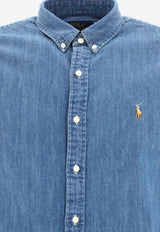 Logo-Embroidered Buttoned Shirt