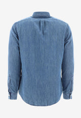 Logo-Embroidered Buttoned Shirt