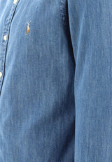 Logo-Embroidered Buttoned Shirt