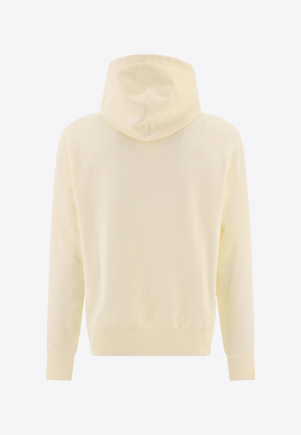 Polo Ralph Lauren Logo Embroidered Hooded Sweatshirt Cream 710916690003CLUBHOUSE CREAM_76879