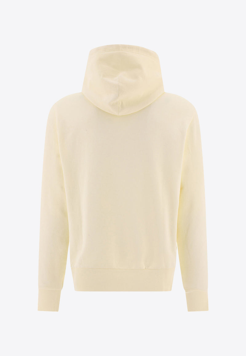 Polo Ralph Lauren Logo Embroidered Hooded Sweatshirt Cream 710916690003CLUBHOUSE CREAM_76879