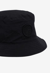 Stone Island Junior Boys Embroidered Compass Bucket Hat Black 9100002S0064V0029_76924