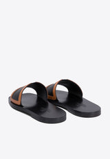 Valentino Viva Superstar Nappa Leather Flat Sandals Black 6Y2S0J72THGRB8_76932