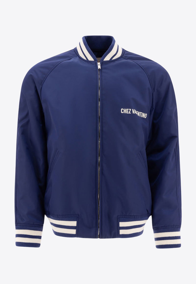 Valentino Chez Valentino Bomber Jacket 6V3CIM225CMG88_76948