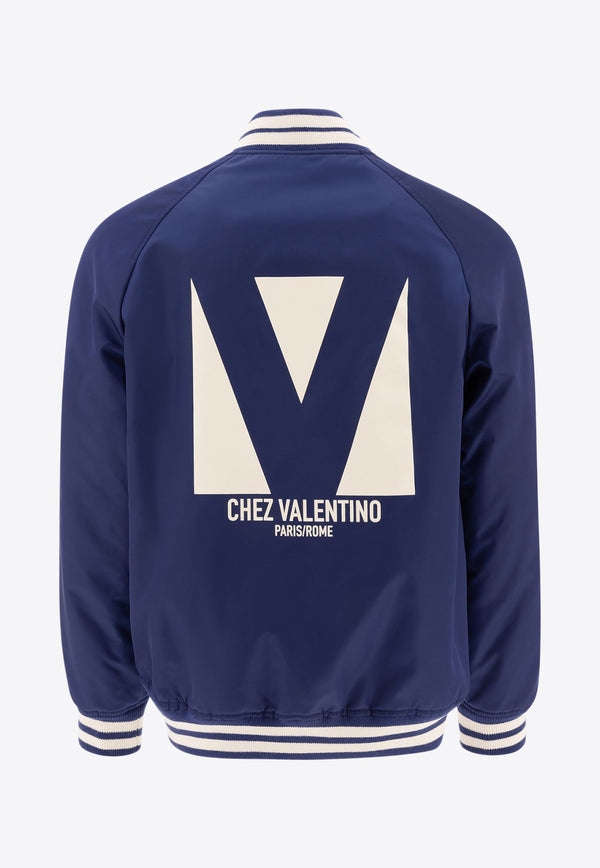Valentino Chez Valentino Bomber Jacket 6V3CIM225CMG88_76948