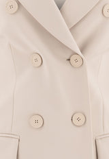 Sportmax Frizzo Double-Breasted Blazer 2512911011600FRIZZO001_77093 Beige