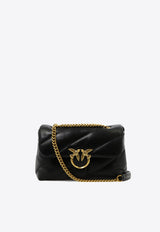 PINKO Classic Love Bag Puff Maxi Quilt Crossbody Bag Black 100038A0F2Z99Q_77117