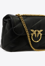 PINKO Classic Love Bag Puff Maxi Quilt Crossbody Bag Black 100038A0F2Z99Q_77117