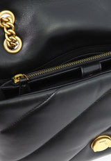 PINKO Classic Love Bag Puff Maxi Quilt Crossbody Bag Black 100038A0F2Z99Q_77117