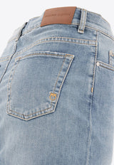 PINKO Midi Denim Skirt Blue 104628A2EAPJE_77098