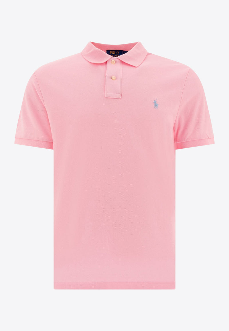 Polo Ralph Lauren Pique Polo Logo T-shirt Pink 710680784424BATH PINK/C7172_77053