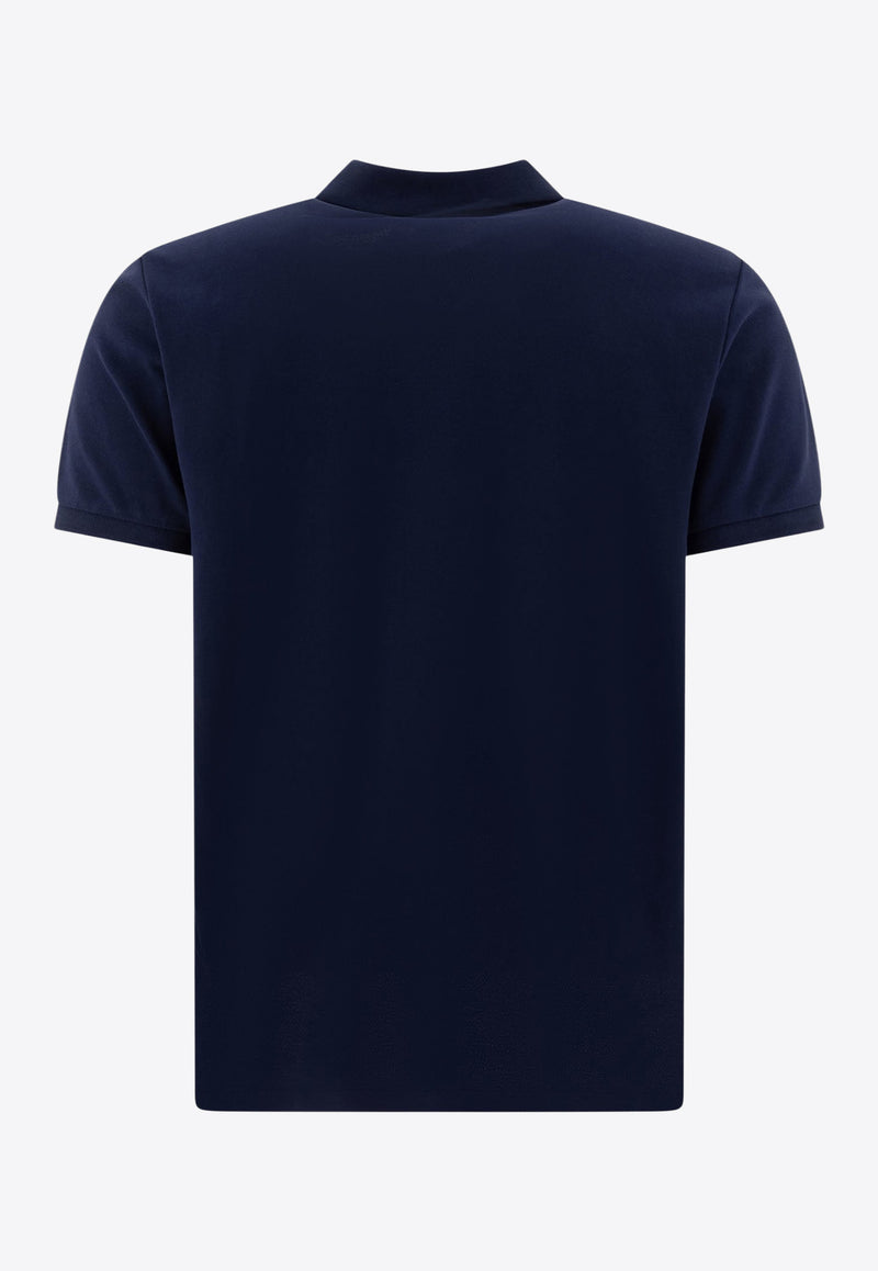 Polo Ralph Lauren Logo Embroidered Polo T-shirt Blue 710782592008NEWPORT NAVY/C3870_77068
