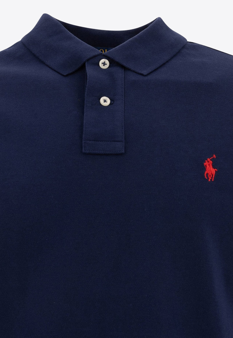 Polo Ralph Lauren Logo Embroidered Polo T-shirt Blue 710782592008NEWPORT NAVY/C3870_77068