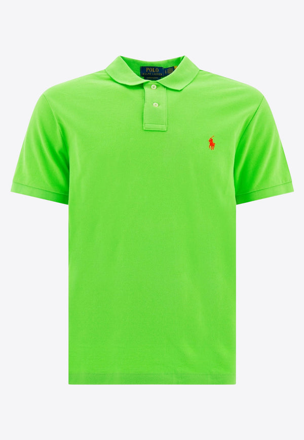 Polo Ralph Lauren Pique Polo Logo T-shirt Green 710782592019KIWI LIME/C3867_77083