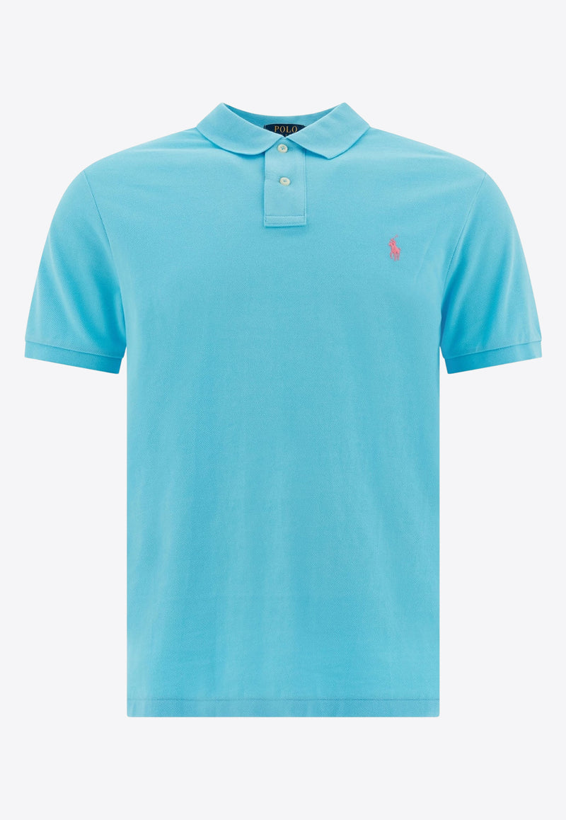 Polo Ralph Lauren Logo Pique Polo T-shirt Light Blue 710782592023TURQUOISE NOVA/C3664_76991