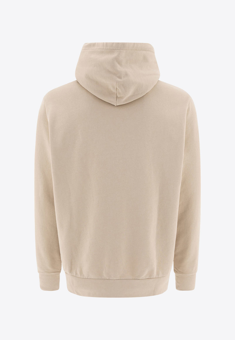 Polo Ralph Lauren Logo Embroidered Hooded Sweatshirt Taupe 710916690029STONEWARE GREY_76904