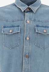 Tom Ford Buttoned Denim Shirt Blue HDS008FMC205S25HB520_76982