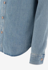 Tom Ford Buttoned Denim Shirt Blue HDS008FMC205S25HB520_76982
