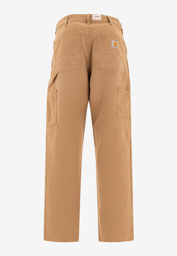 Carhartt Wip Double-Knee Straight Pants Beige I0315012FS3K_77100