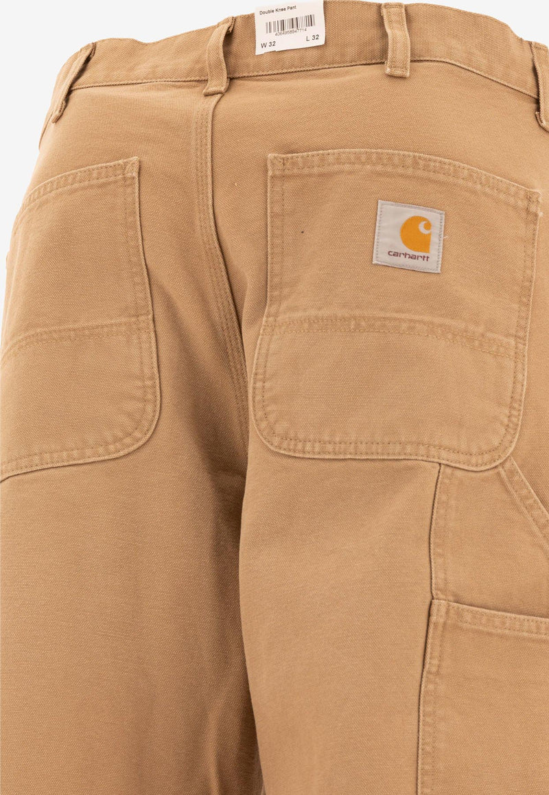 Carhartt Wip Double-Knee Straight Pants Beige I0315012FS3K_77100