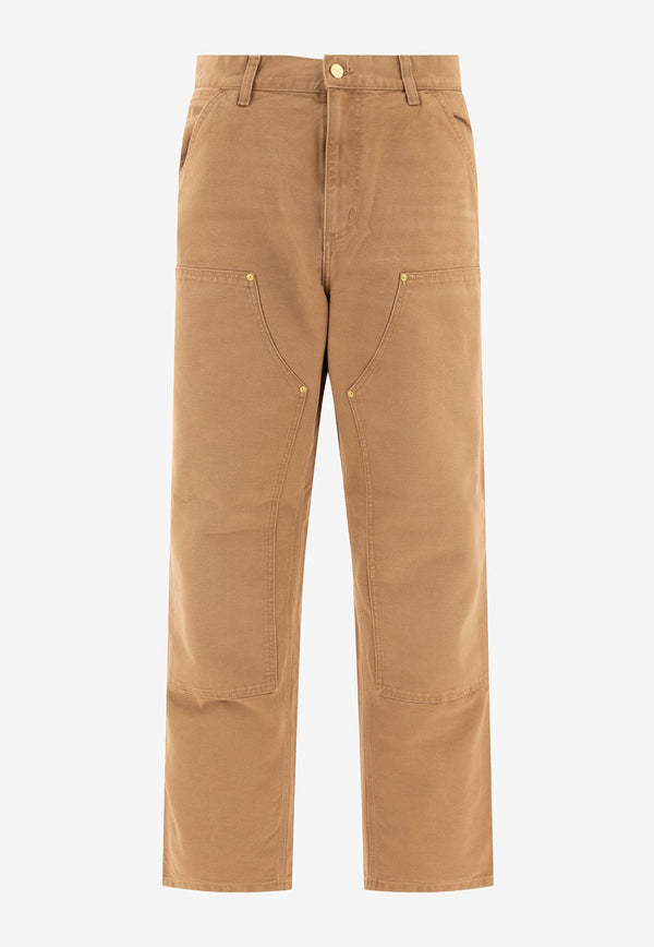 Carhartt Wip Double-Knee Straight Pants Beige I0315012FS3K_77100