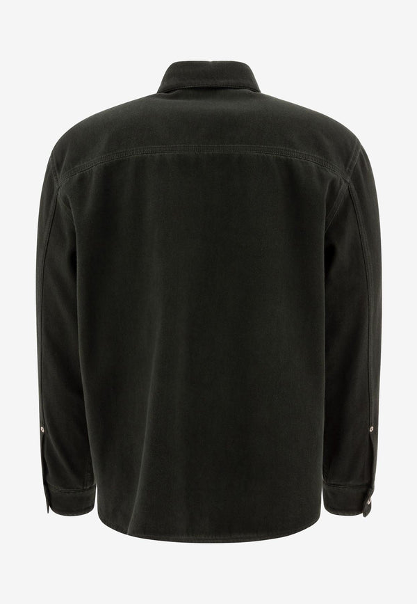 Burberry Essential Denim Overshirt Black 8101259_77185