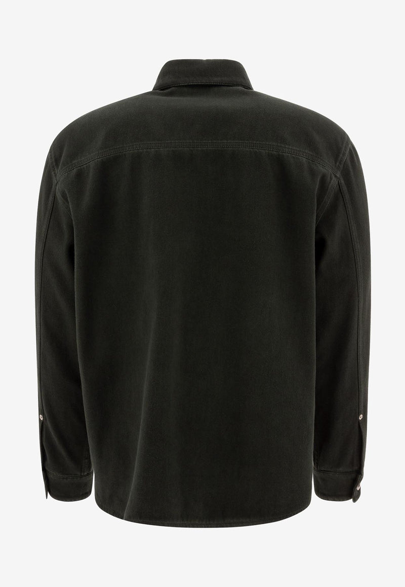 Burberry Essential Denim Overshirt Black 8101259_77185