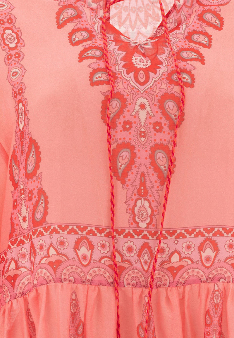 Etro Paisley-Print Tunic Top WRHA0316AK759X0872_77141