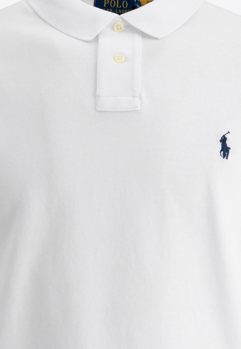 Polo Ralph Lauren Logo Embroidered Polo T-shirt White 710666998002WHITE_77134