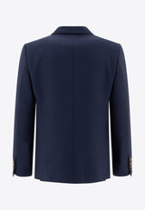 Valentino Single-Breasted Wool Blazer 6V3CEG959EBD51_77196