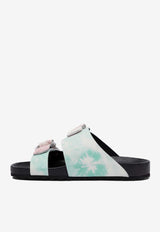 Pierre Hardy Printed Leather Sandals Multicolor VN01CALFMULTI TIE AND DYE-BLACK_77408