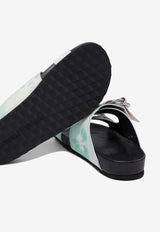 Pierre Hardy Printed Leather Sandals Multicolor VN01CALFMULTI TIE AND DYE-BLACK_77408