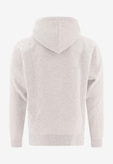 Carhartt Wip Logo Patch Zip-Up Hooded Sweatshirt Gray I03366400J.XX_77466