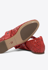 Halmanera Leather Ballet Flats DOS56BARON ROSSO_77436