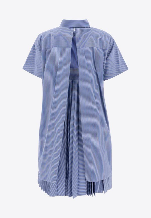 Sacai Asymmetric Shirt Dress Light Blue 25-07761421_77510
