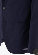 Tagliatore Single-Breasted Wool Blazer Blue 1SMC22K520109B1077_77422