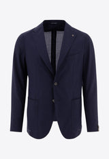 Tagliatore Single-Breasted Wool Blazer Blue 1SMC22K520109B1077_77422