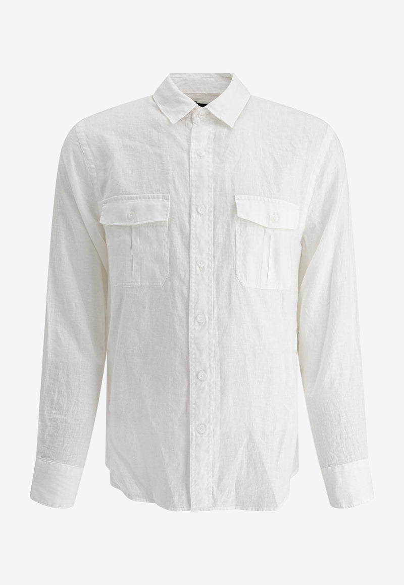 Logo-Embroidered Buttoned Shirt