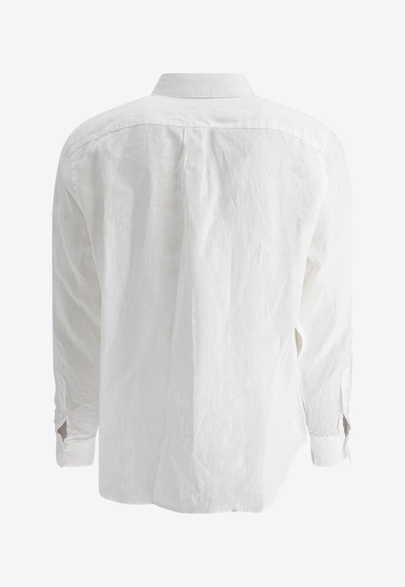 Logo-Embroidered Buttoned Shirt