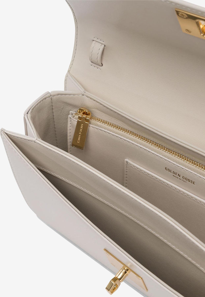 Golden Goose DB Gioia Leather Shoulder Bag White GWA00473A00056511406_77312