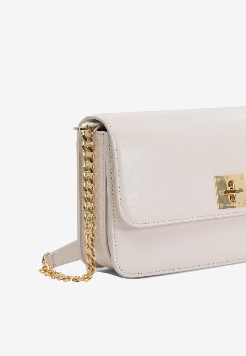 Golden Goose DB Gioia Leather Shoulder Bag White GWA00473A00056511406_77312