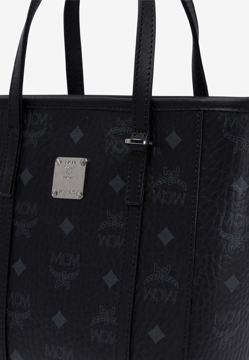 MCM Mini Toni Monogram Top Handle Bags  Black MWPEAMT06BLACK_77663