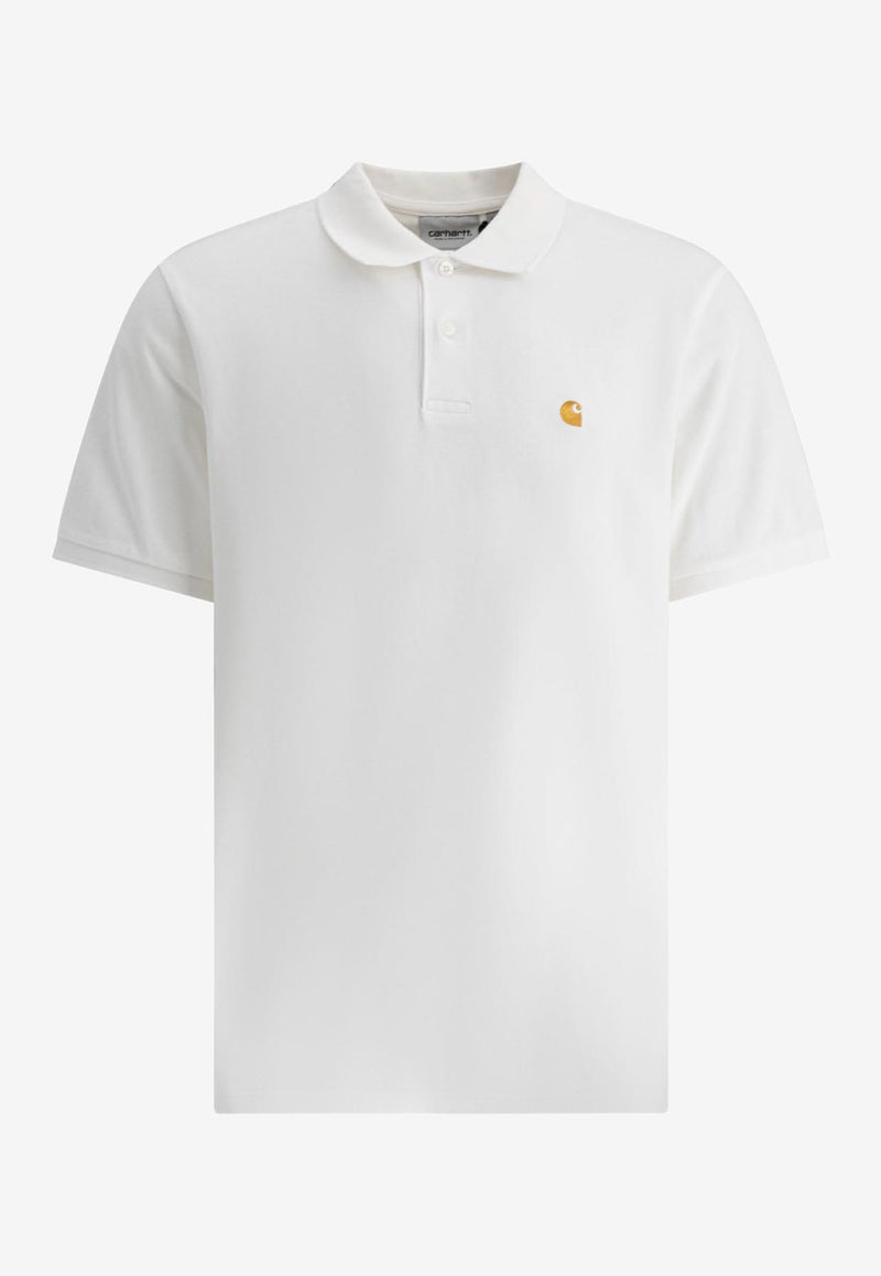 Carhartt Wip Chase Pique Polo T-shirt White I02380700R.XX_77744